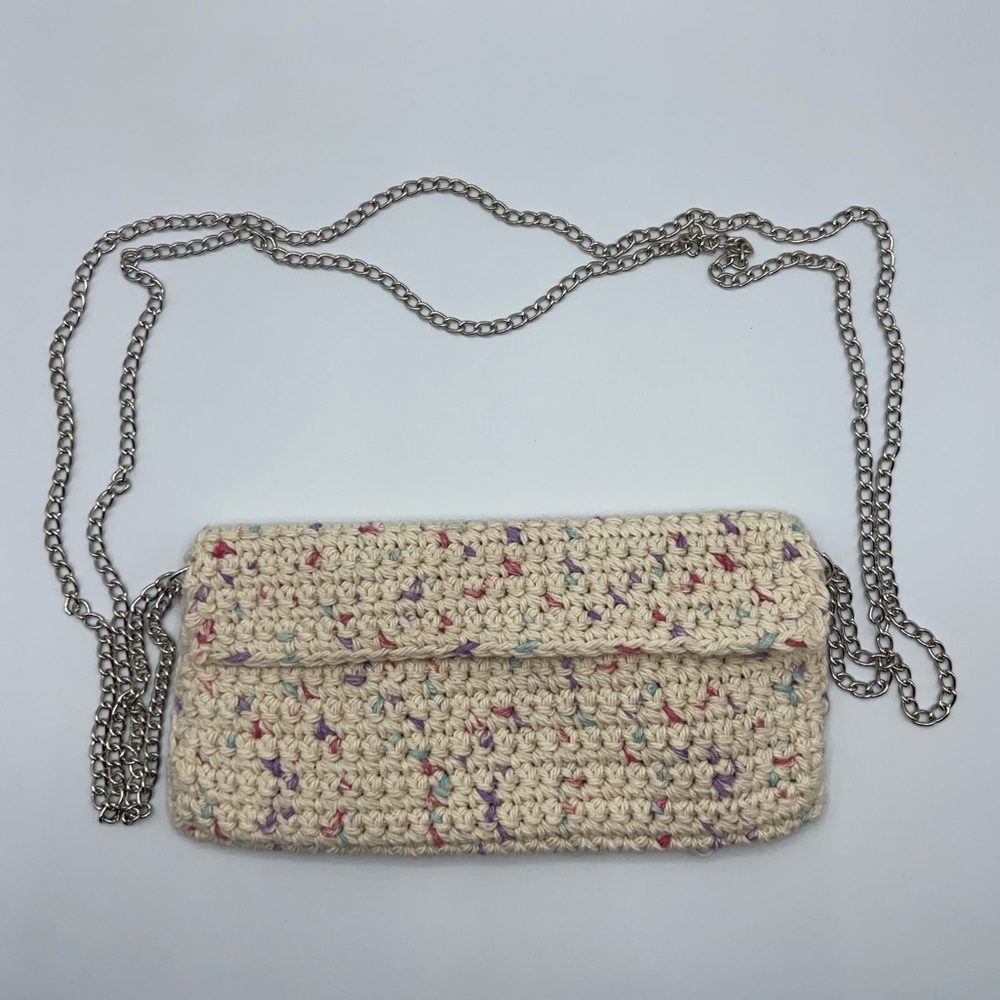 Hand-Knitted Crossbody Bag